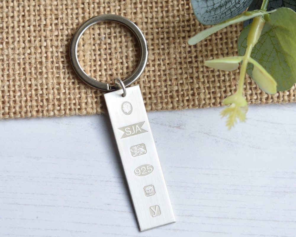 King Charles III Coronation Collectors Item ~ Sterling Silver Feature Hallmark Keyring 2023