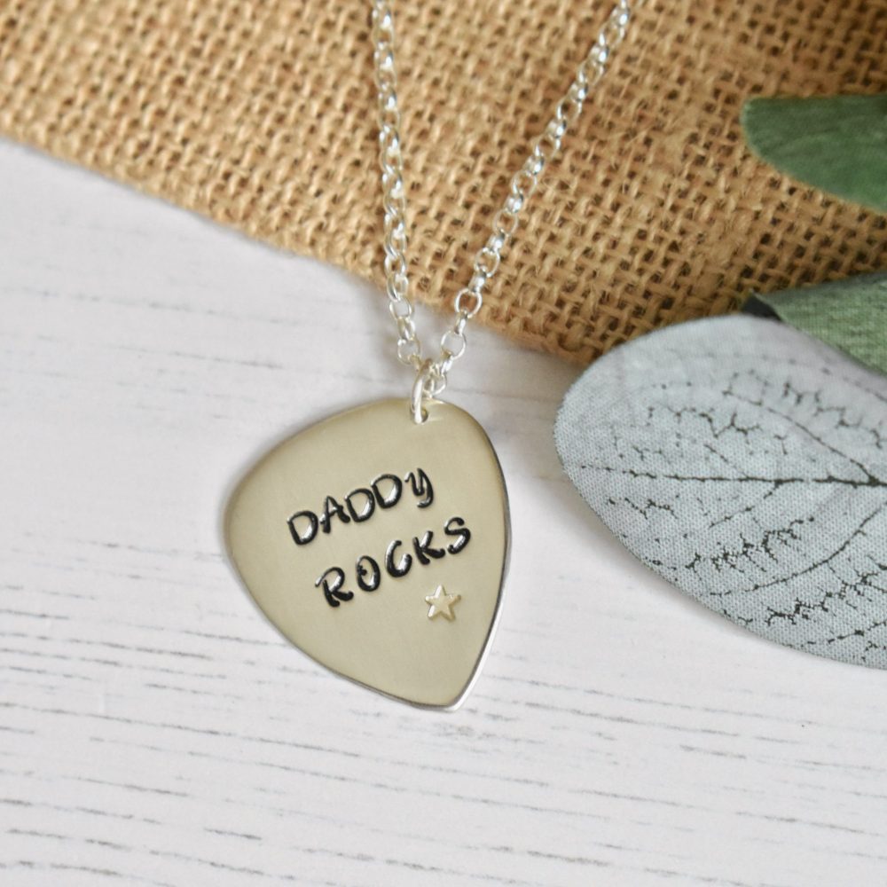 Guitar pick plectrum Necklace or Keyring - Image 4